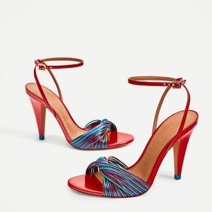 Zara colorful strappy heels